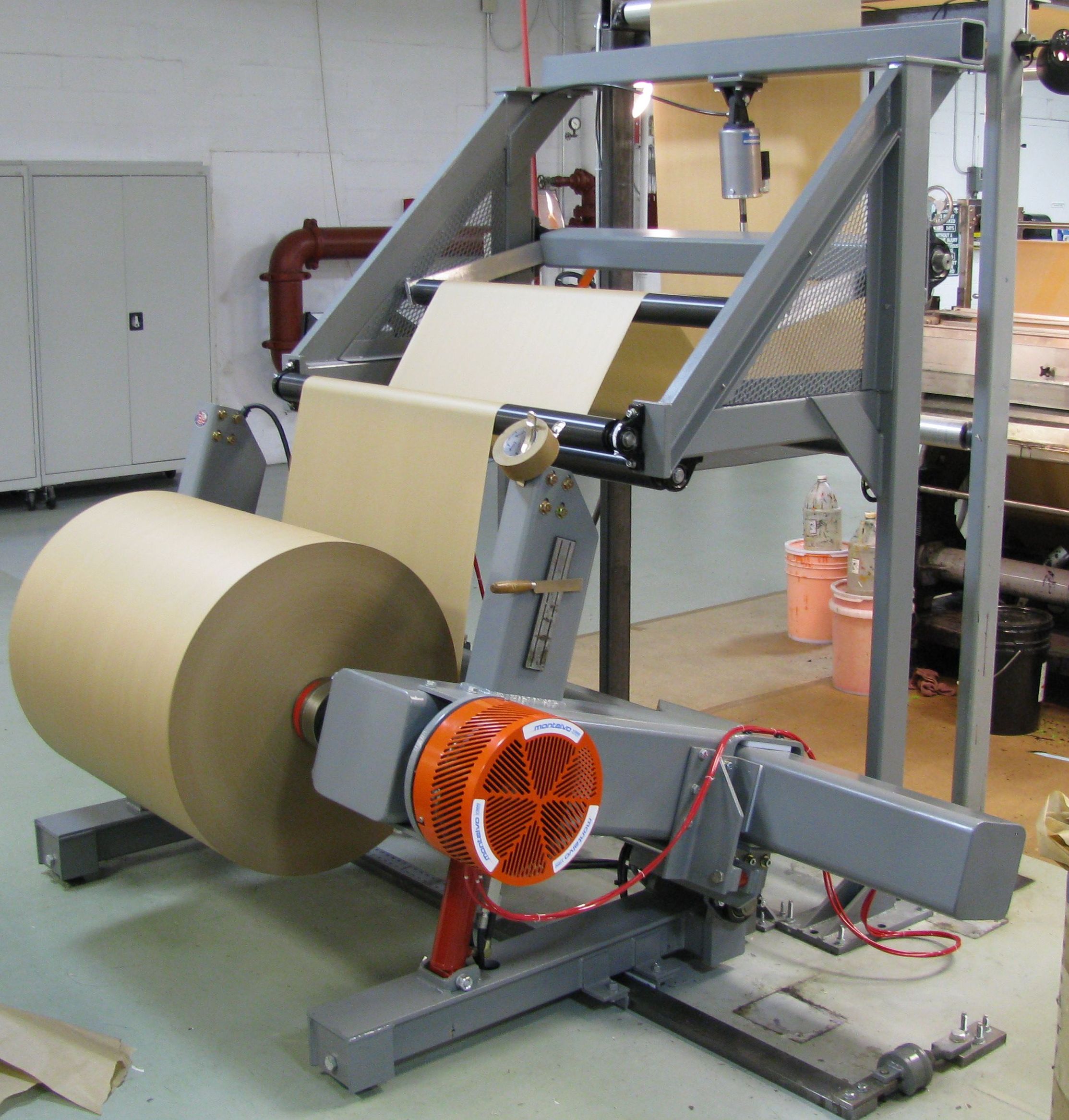 Ancillary Equipment for shaftless paper unwind stands and paper unwinders, Oneonta, Alabama